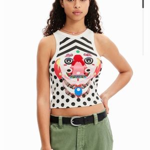 Christian Lacroix ribbed tank